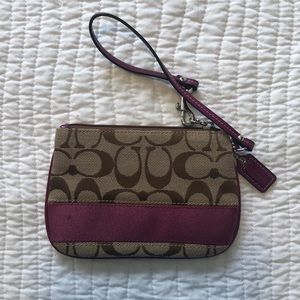 Coach wristlet